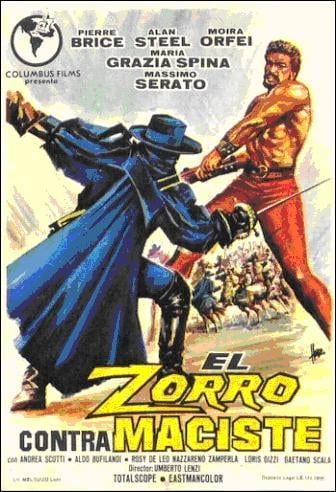 El zorro contra Maciste : Cartel