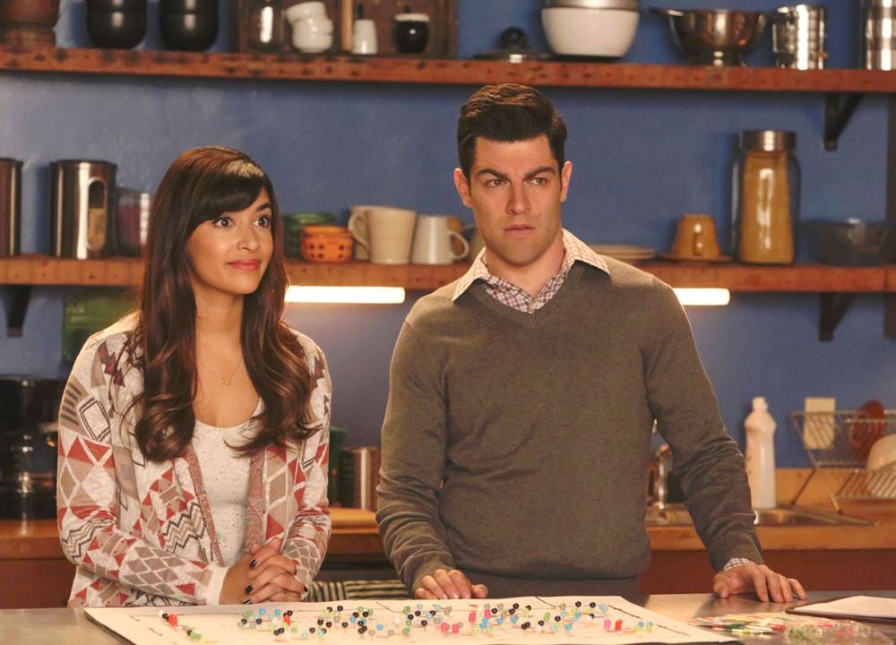 New Girl : Foto Hannah Simone, Max Greenfield