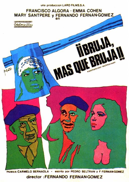 ¡Bruja, más que bruja! : Cartel