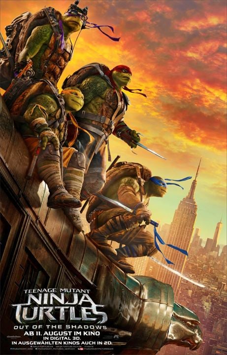 Ninja Turtles: Fuera de las sombras : Cartel