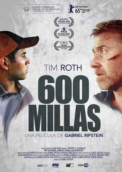 600 millas : Cartel