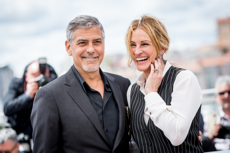 Money Monster : Couverture magazine Julia Roberts, George Clooney