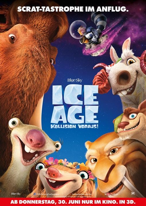Ice Age: El gran cataclismo : Cartel