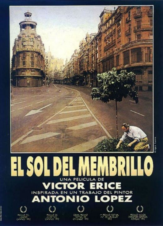 El sol del membrillo : Cartel