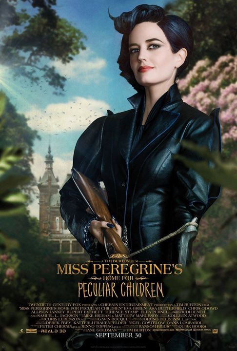 El hogar de Miss Peregrine para niños peculiares : Cartel