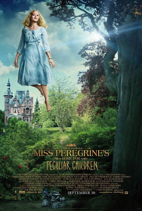 El hogar de Miss Peregrine para niños peculiares : Cartel