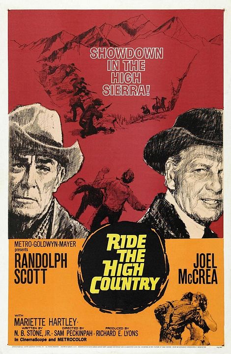 Duelo en la alta sierra : Cartel