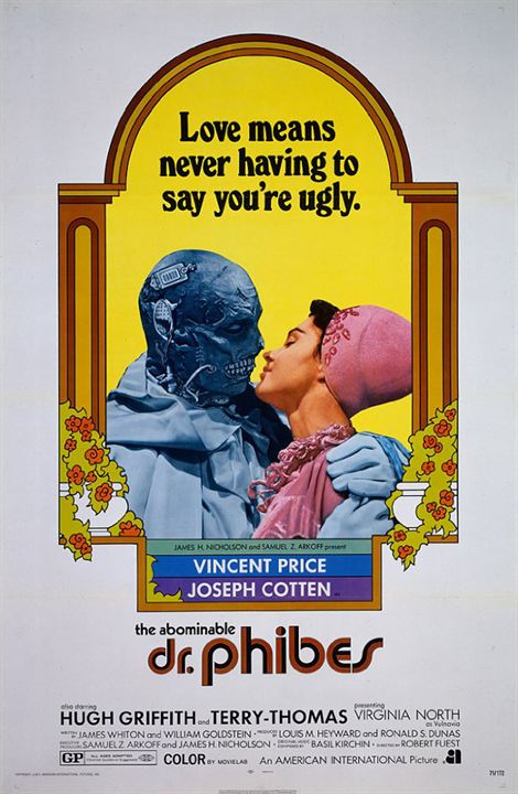 El abominable Dr. Phibes : Cartel