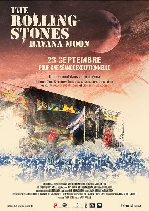 Ciné Music Festival : Rolling Stones in Cuba - Havana Moon - 2017 : Cartel