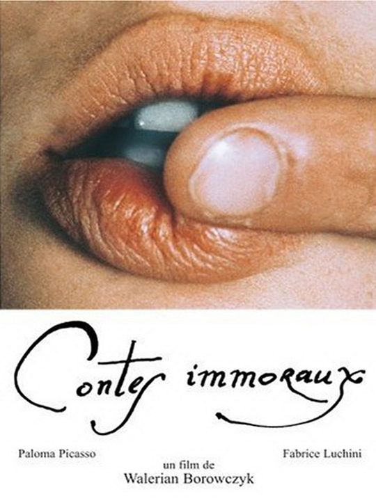 Cuentos inmorales : Cartel