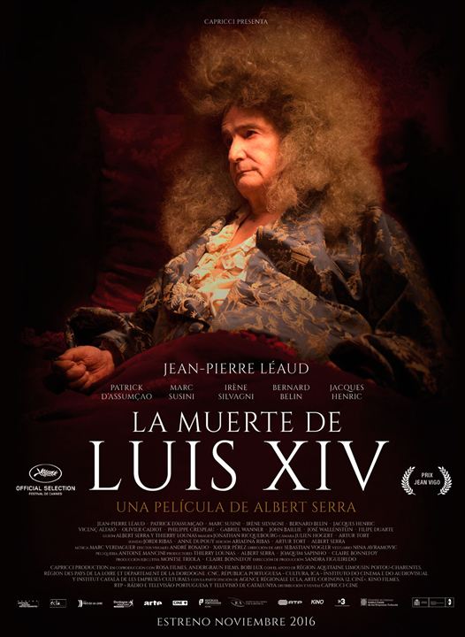 La muerte de Luis XIV : Cartel
