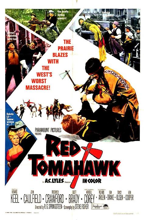 Tomahawk rojo : Cartel
