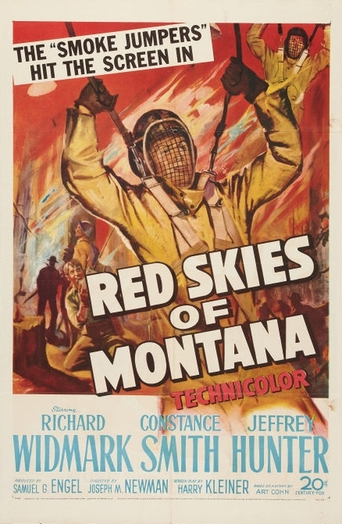 Cielo rojo de Montana : Cartel