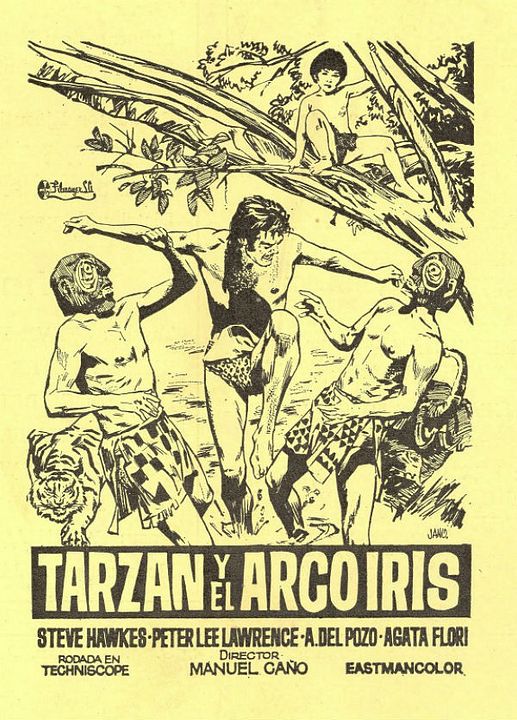 Tarzán y el arco iris : Cartel