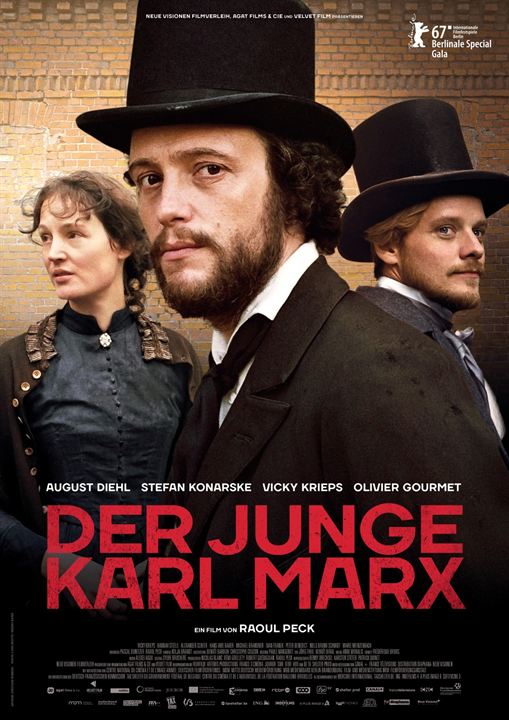 El joven Karl Marx : Cartel