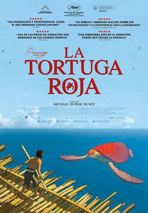 La tortuga roja : Cartel