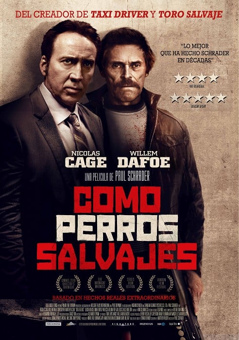 Como perros salvajes : Cartel