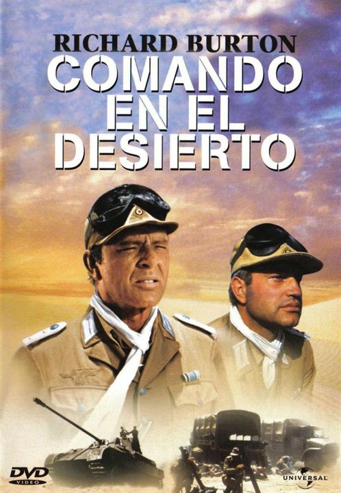 Comando en el desierto : Cartel