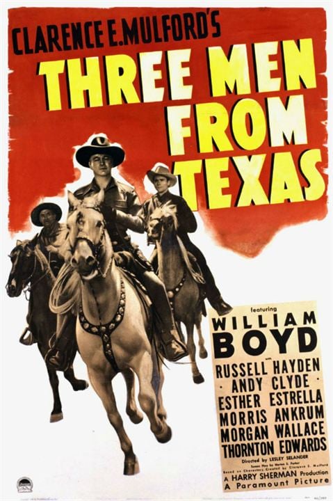 Tres hombres de Texas : Cartel