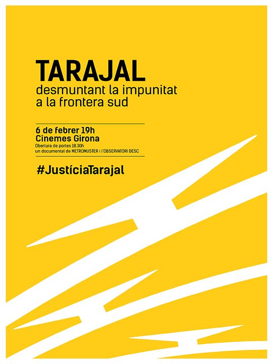 Tarajal: Desmontando la impunidad de la frontera sur : Cartel