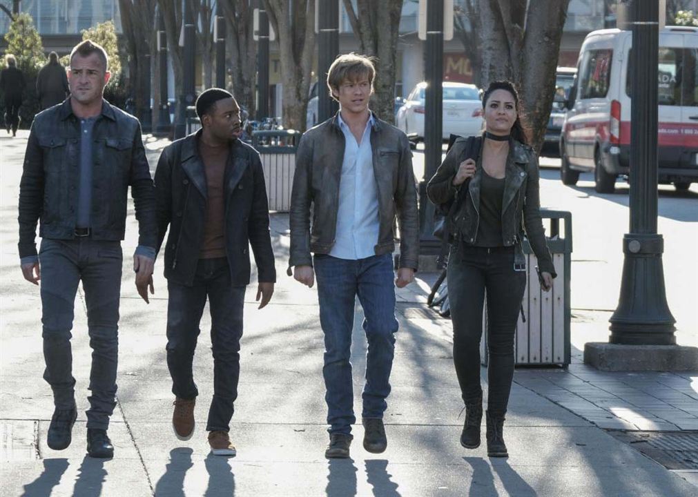 MacGyver (2016) : Foto Tristin Mays, Justin Hires, Lucas Till, George Eads