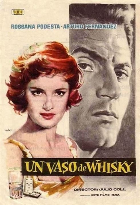 Un vaso de whisky : Cartel