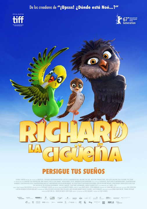 Richard, la cigüeña : Cartel