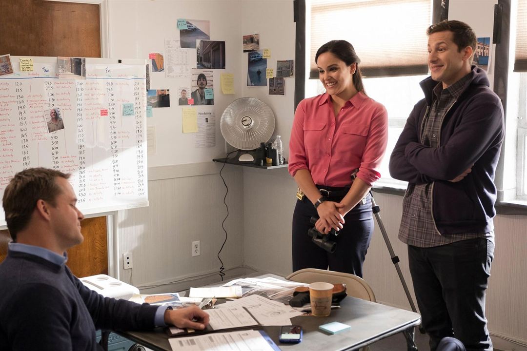 Brooklyn Nine-Nine : Foto Kyle Bornheimer, Andy Samberg, Melissa Fumero