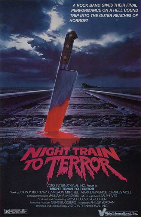 Noche en el tren del terror : Cartel