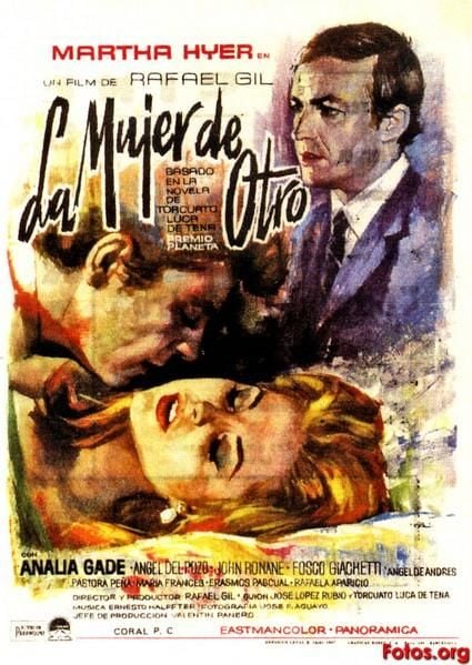 La mujer de otro : Cartel