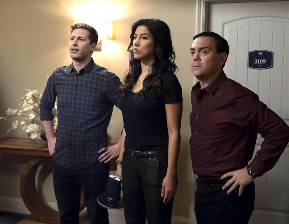 Brooklyn Nine-Nine : Foto Stephanie Beatriz, Joe Lo Truglio, Andy Samberg