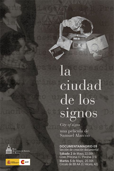 La ciudad de los signos : Cartel