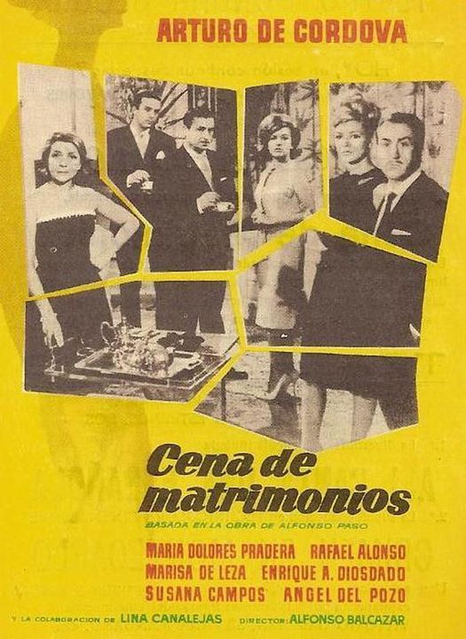 Cena de matrimonios : Cartel