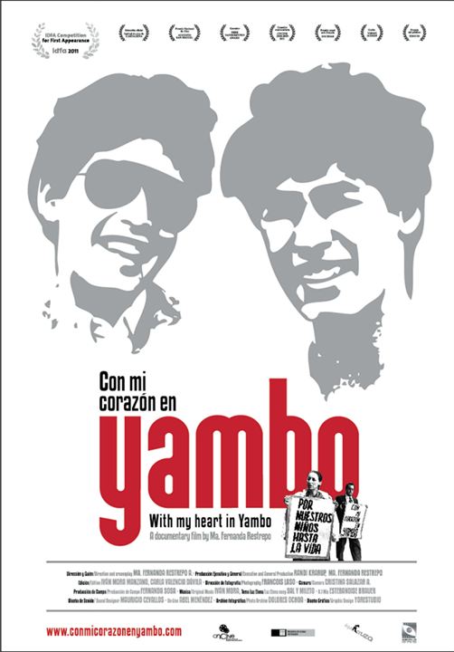 Con mi corazon en Yambo : Cartel