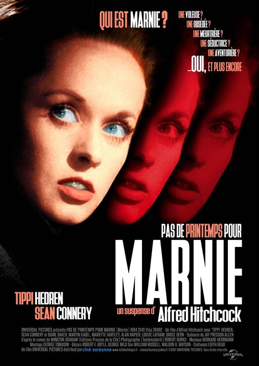 Marnie, la ladrona : Cartel