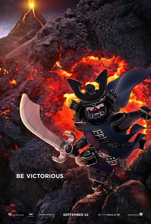 La Lego Ninjago película : Cartel