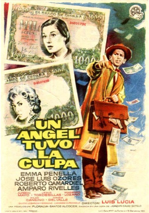 Un ángel tuvo la culpa : Cartel