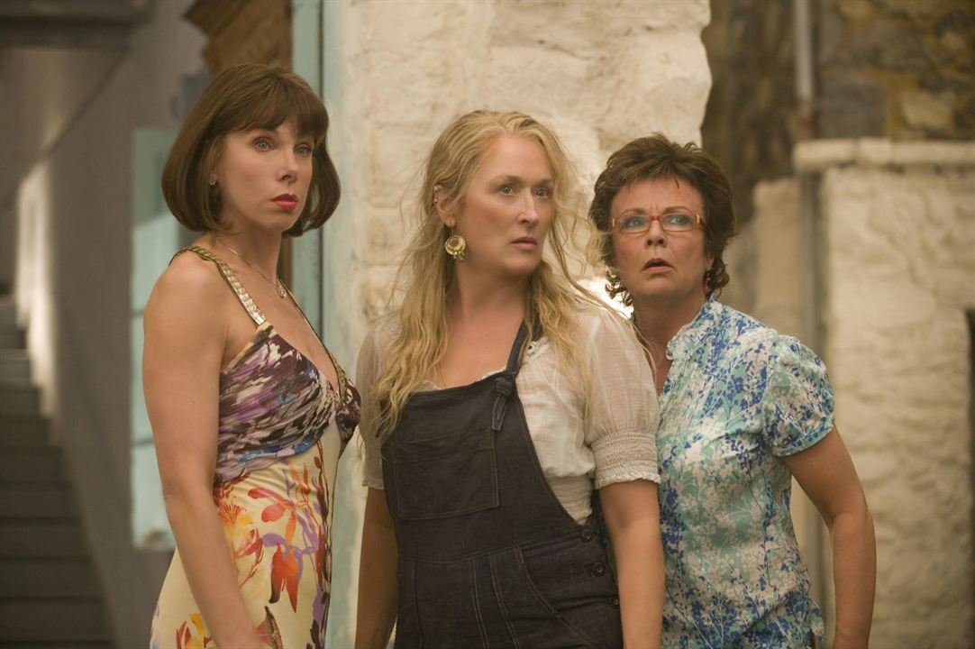 Mamma Mia! La película : Foto Phyllida Lloyd, Meryl Streep, Christine Baranski, Julie Walters