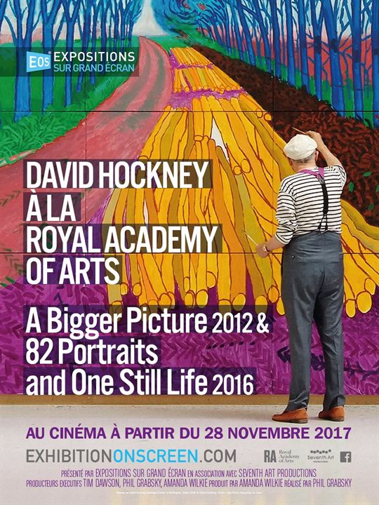 David Hockney en la Royal Academy of Arts : Cartel