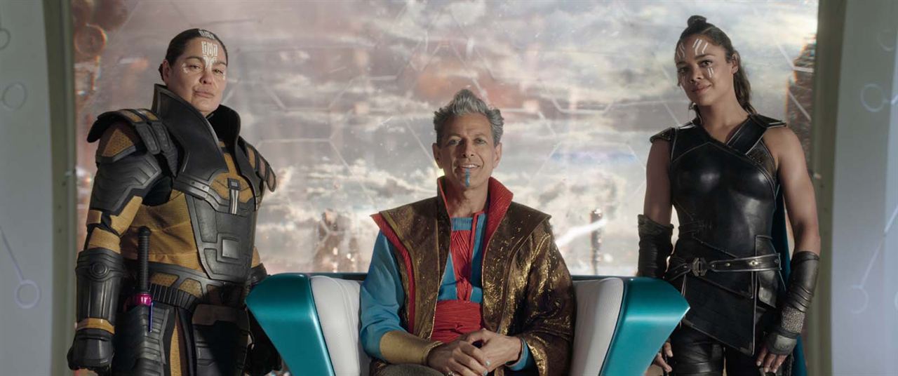 Thor: Ragnarok : Foto Tessa Thompson, Rachel House, Jeff Goldblum