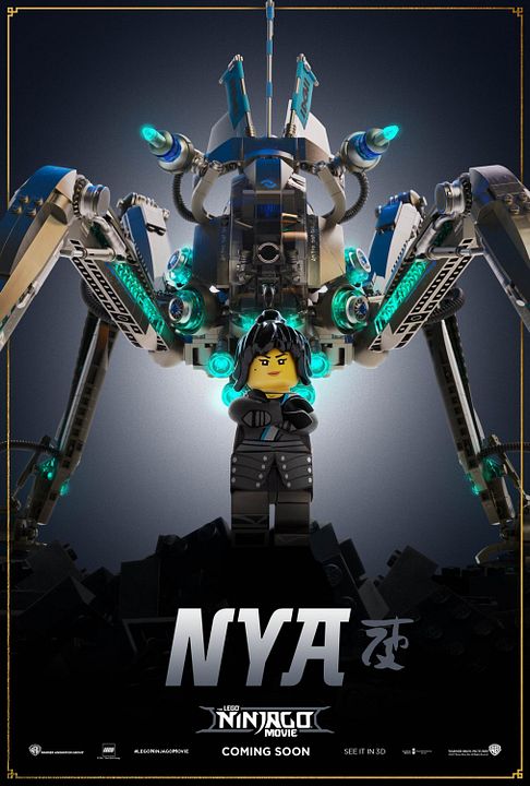 La Lego Ninjago película : Cartel