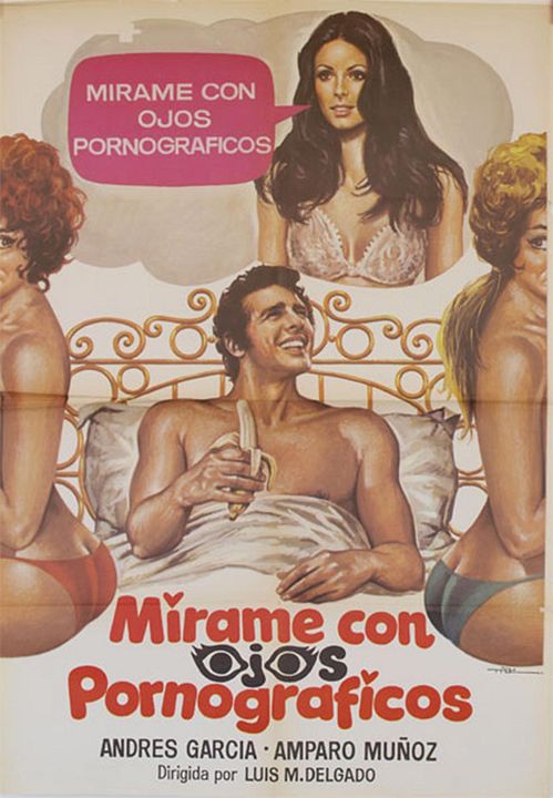 Mírame con ojos pornográficos : Cartel