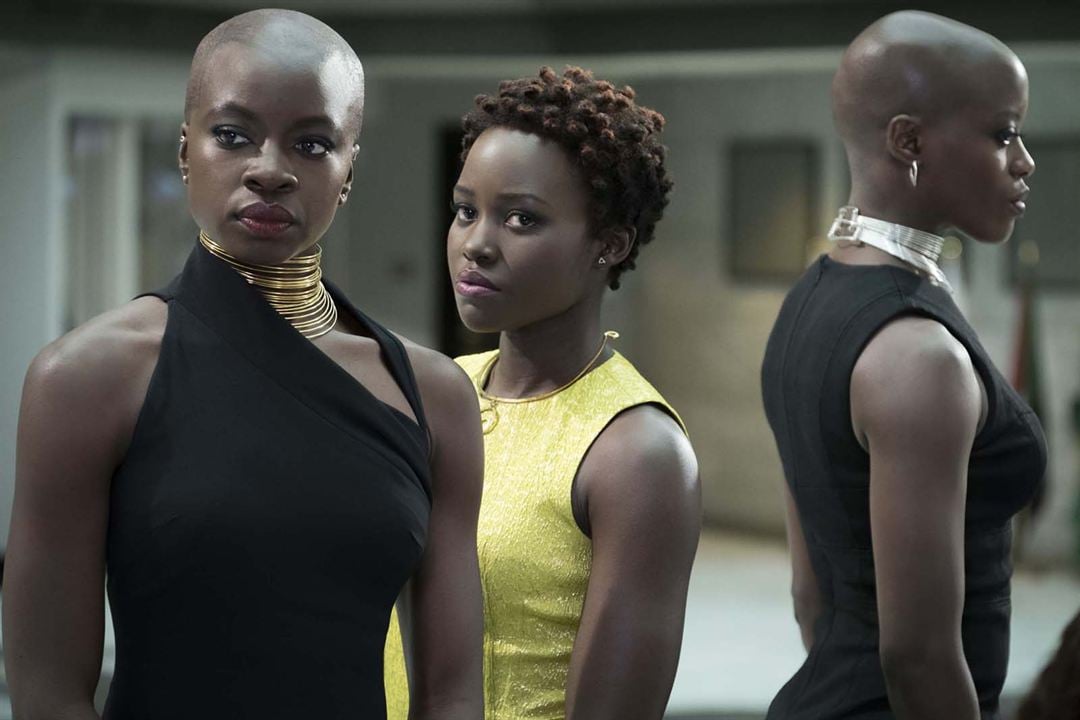 Black Panther : Foto Danai Gurira, Florence Kasumba, Lupita Nyong'o