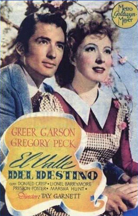 El valle del destino : Cartel