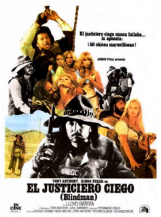 El justiciero ciego : Cartel