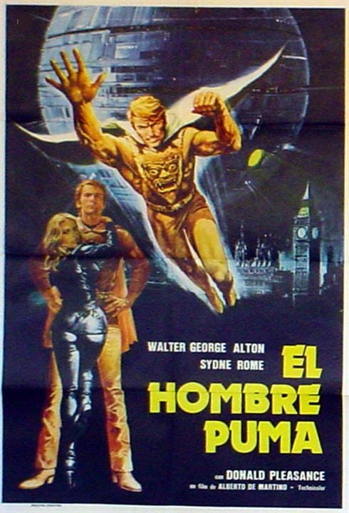 El hombre puma : Cartel