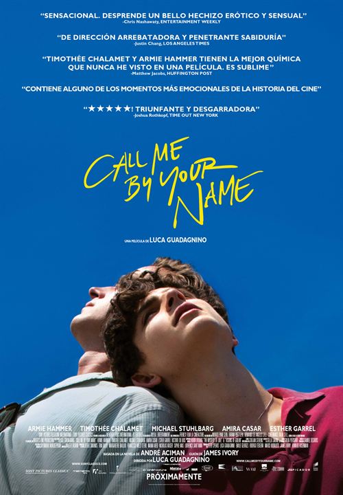 Call Me By Your Name : Cartel