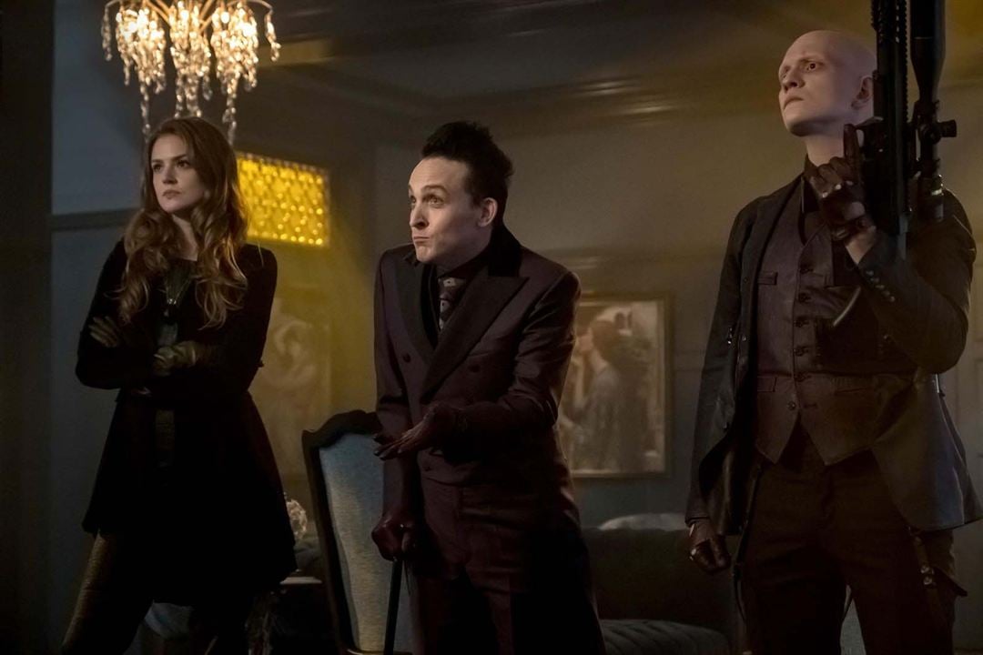 Gotham (2014) : Foto Anthony Carrigan, Robin Lord Taylor, Maggie Geha