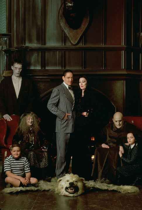 La Familia Addams : Foto Raúl Julia, Carel Struycken, Christopher Lloyd, Anjelica Huston, Christina Ricci, Judith Malina