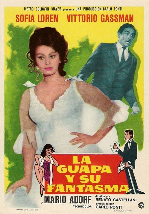 La guapa y su fantasma : Cartel